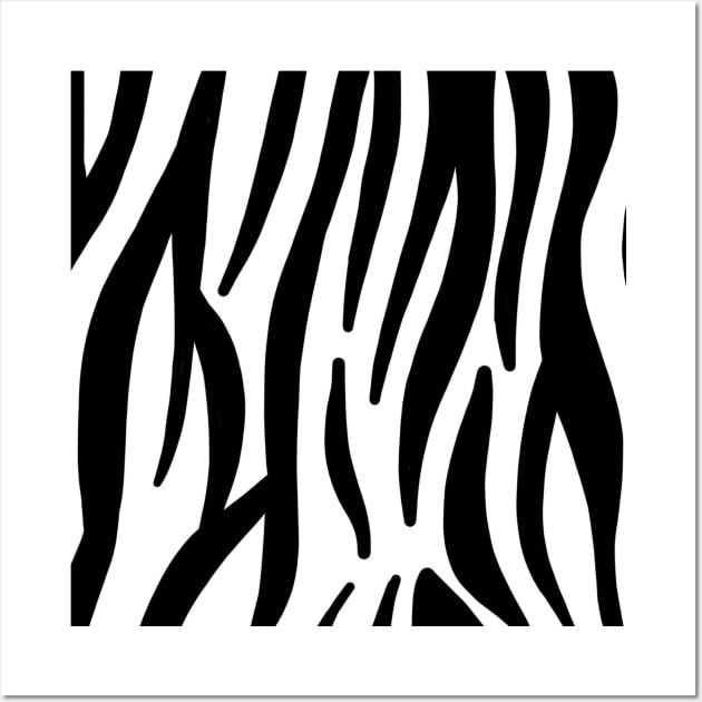 zebra skin Wall Art by Rossla Designs